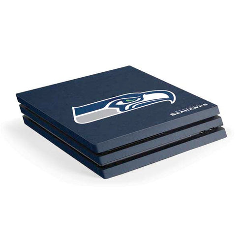 NFL Seattle Seahawks Distressed PS4 Pro Console Skin